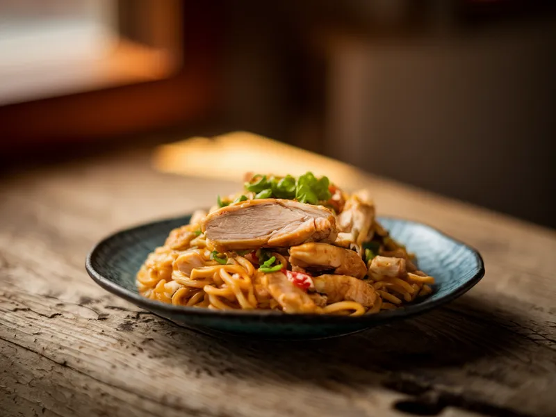 Yakisoba Chicken Stir Fry